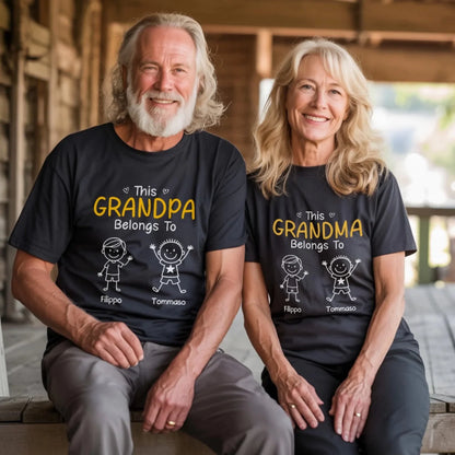 Custom Unisex T-shirt, Premium T-shirt, Sweatshirt - Personalized Birthday Gifts For Dad, Grandpa - Promoted To Grandpa