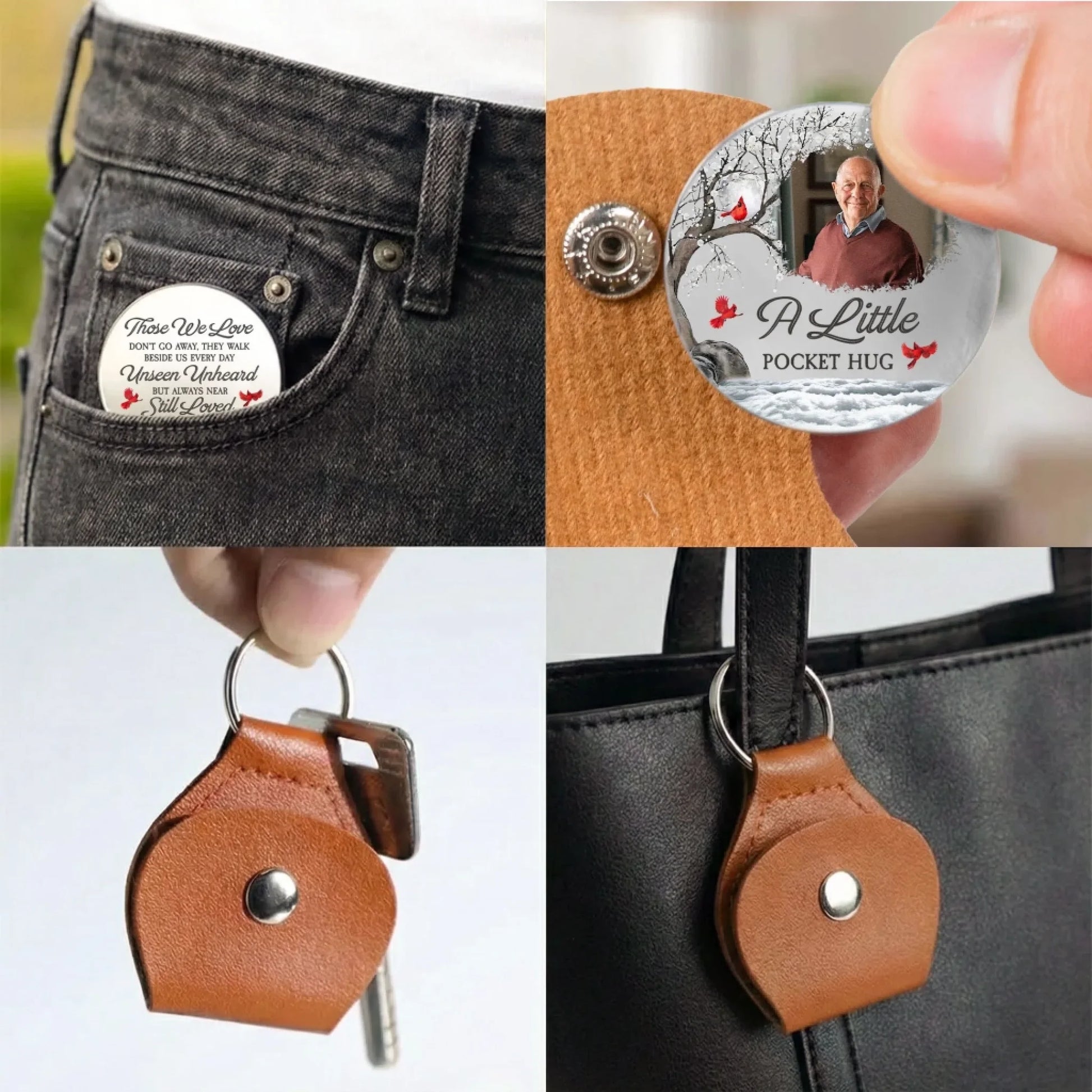 Those-We-Love-Dont-Go-Away-Memorial-Gifts-Personalized-Leather-Photo-Pocket-Hug_3