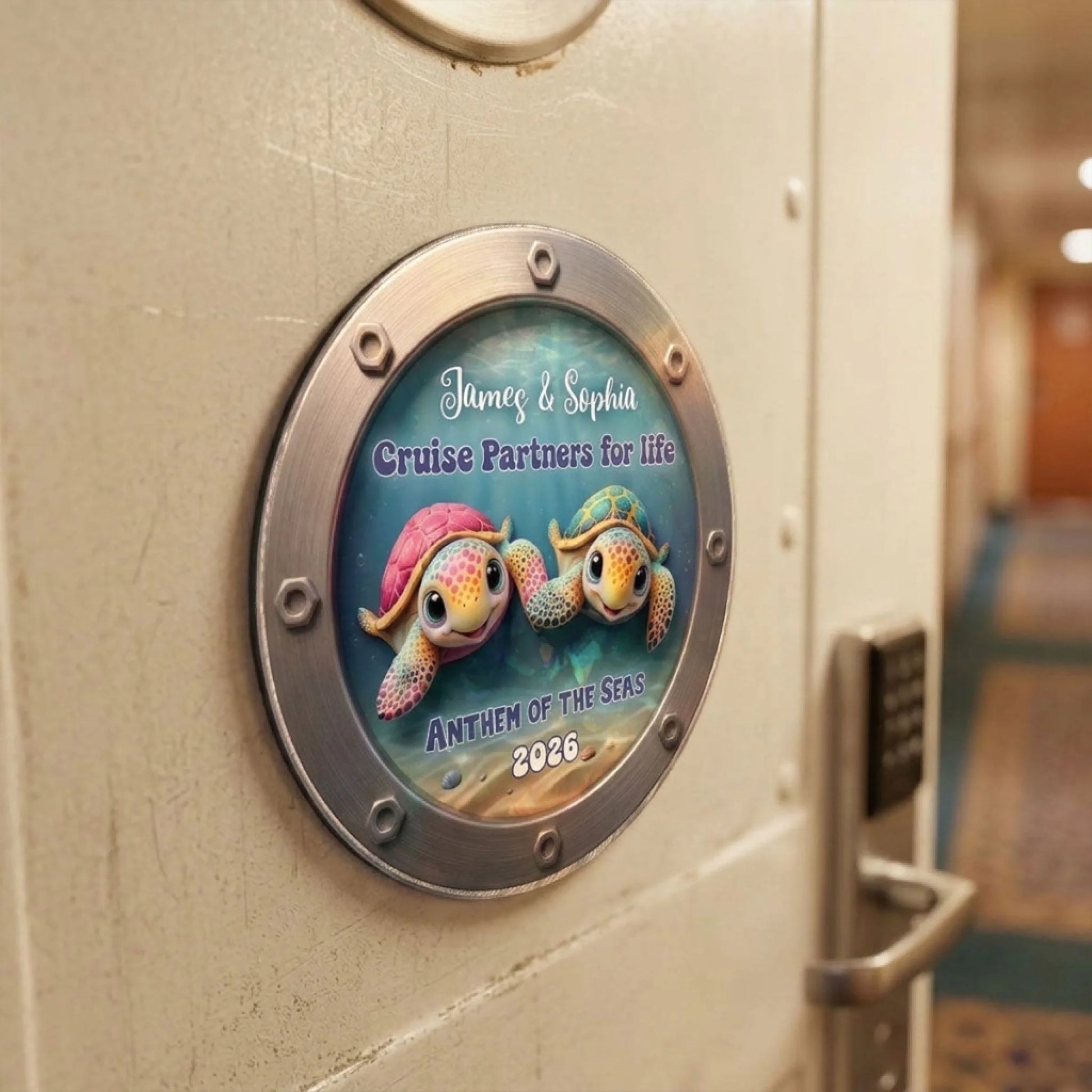 Happy Sailing Turtle Couple Personalized Cruise Ship_yythk (4)