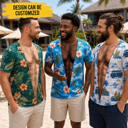 Custom Funny T-shirt - Personalized Summer Vacation And Travel Gifts For Men - Too Hot To Handle