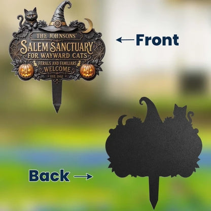 Salem-Sanctuary-For-Wayward-Cats-Ferals-And-Familiars-Welcome-Personalized-Garden-Stake_4