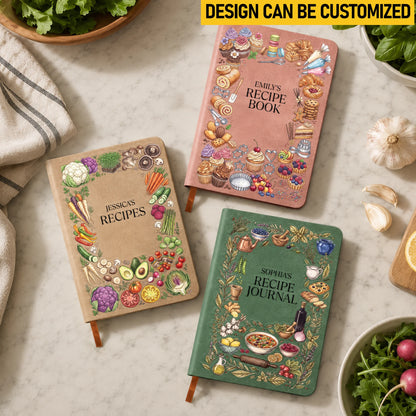 Custom Recipe Book - Personalized gifts for oneself, friends, and relatives - Record the cooking tutorials